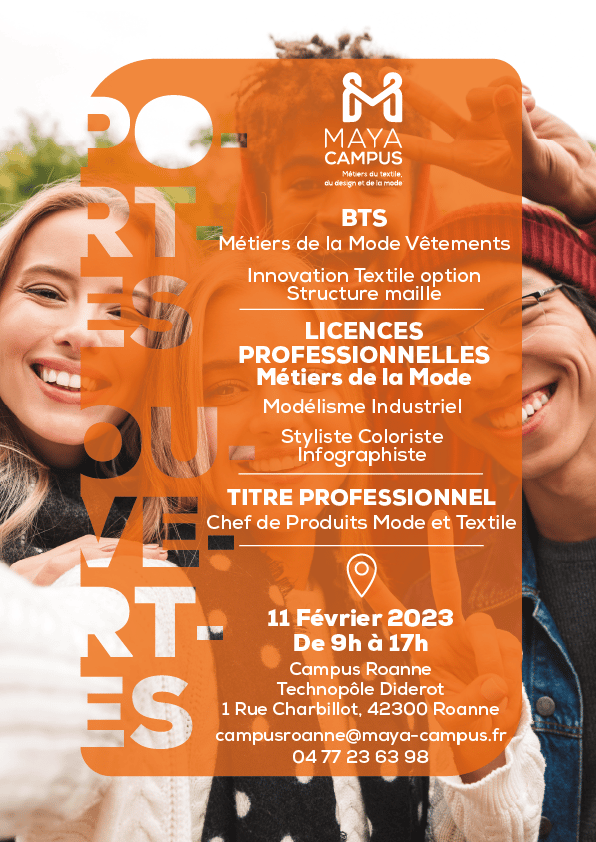 Affiche jpo roanne 2023